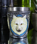 Spirit Full Moon Alpha White Snow Wolf 2-Ounce Shot Glass Set Of 4