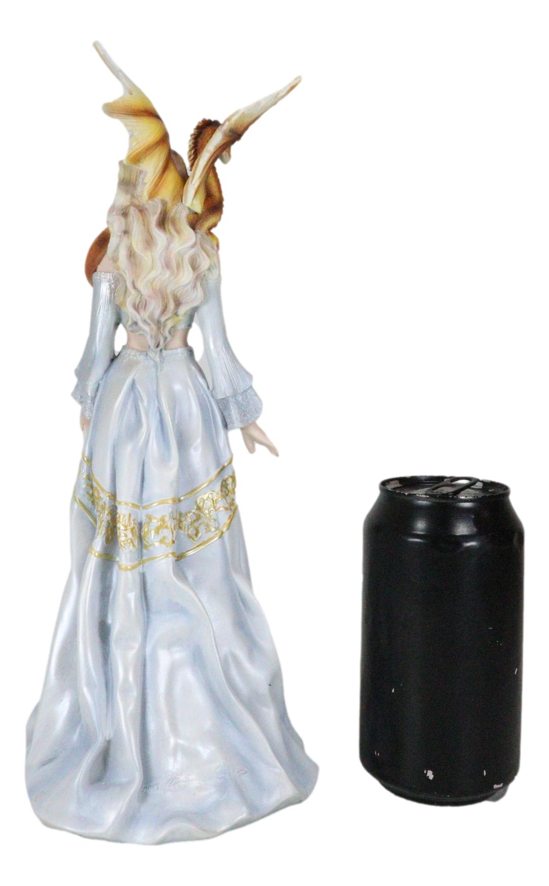 Ebros Nene Thomas Golden Dragon Witch Warrior Statue Asiria Queen Of Cloud Olympus