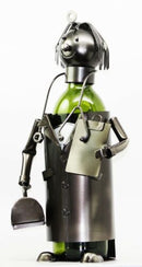 General Doctor Physician On Duty Hand Made Metal Wine Bottle Holder Caddy Decor