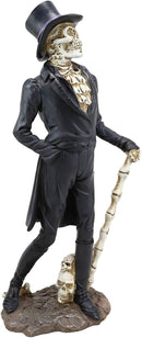 Ebros Skeleton Gentleman Groom in Steampunk Tuxedo and Top Hat Figurine 13"H