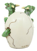 Jurassic Green Hydra Three Headed Dragon Baby Egg Hatchling Figurine Collectible