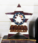 Ebros Pack of 2 USA Bald Eagle And Liberty Bell Proud American Stars Desktop Plaque