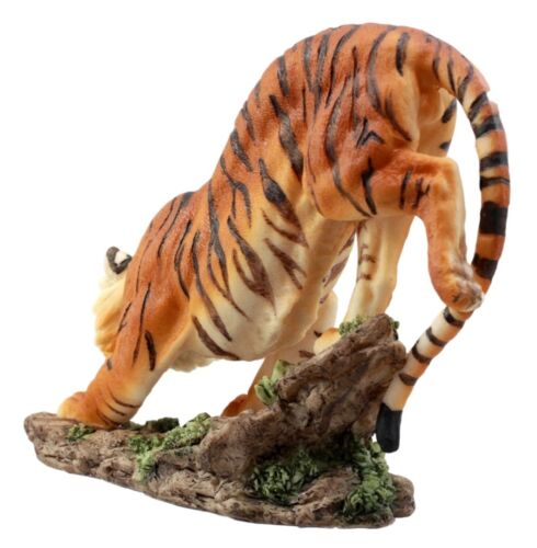 Ebros Orange Bengal Tiger Figurine 6"H Indian Sumatran Stealth Hunter Giant Cat