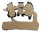 Ebros Large Rustic 3 Black Bears Dangling On Sycamore Tree Branches Welcome Sign Hanging Wall Mounted Decor Plaque 15.5" Long Western Cabin Lodge 3D Art Sculpture Bear Figurine