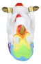 Fantasia Rainbow Unicorn With Golden Horn Wine Holder Figurine Kitchen Statue