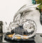 Large 20"L White Cloud Dragon Guardian Of Treasure Mine Statue With Secret Box