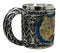 Ebros Alpha Gray Wolf Celtic Tribal Magic Resin 16oz Mug w/ Stainless Steel Rim