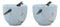 Ebros Ceramic Japanese Sakura Ramen Udong Noodles Bowls and Chopsticks Set of 2