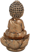Ebros Little Baby Jizo Buddha Backflow Incense Cone Burner Holder Statue 4.25"H