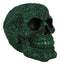 Day of The Dead Greenman Ent Green Petal Leaves Flora Fauna Skull Figurine