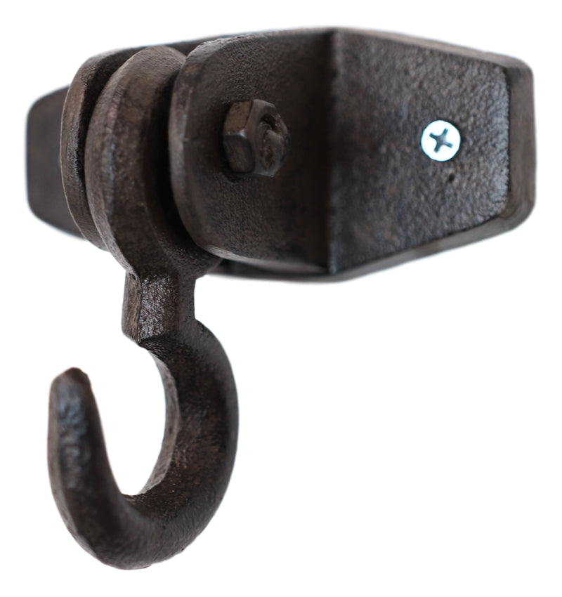 Cast Iron Decorative Trolley Farmhouse Rustic Coat Hat Wall Hooks