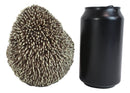 Lifelike Realistic Spinal Mammal Baby Hedgehog Lying On Back Decorative Figurine