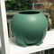 Ebros Teco Art Pottery by Frank Lloyd Wright Contemporary Satin Green Orb Vase Decor