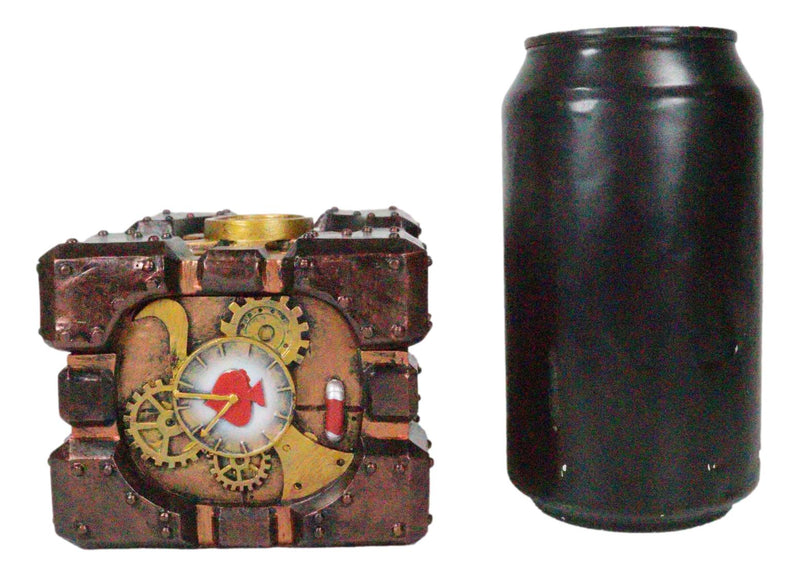 Ebros Steampunk Romantic Gearwork Heart Decorative Box Figurine 5.25"L