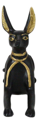 Egyptian Deity of Mummification Afterlife God Anubis In Dog Jackal Form Figurine