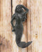 Ebros Gift 6"H Mermaid Cast Iron Rustic Wall Coat Hook For Keys Leashes Hats (2)
