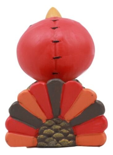 Ebros Furry Bones Pumpkin The Thanksgiving Turkey Gobbler Skeleton Figurine