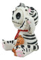 Furry Bones White Tigrrr Snow Tiger Skeleton Monster Table Top Ornament Figurine