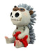 Ebros Larger Furry Bones Pygmy Hedgehog Skeleton Monster Sit Up Ornament Figurine 3.75"Tall