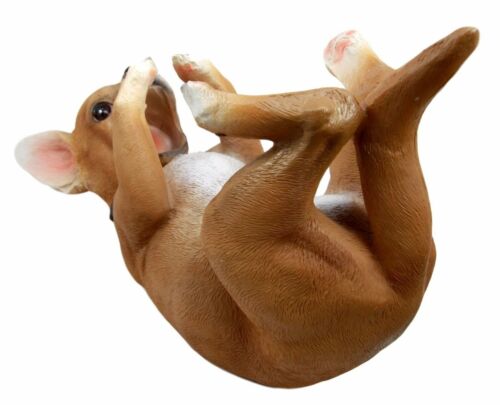 Kitchen Decor Teacup Chihuahua Puppy Wine Holder Statue 11"Long Taco Chihuahua