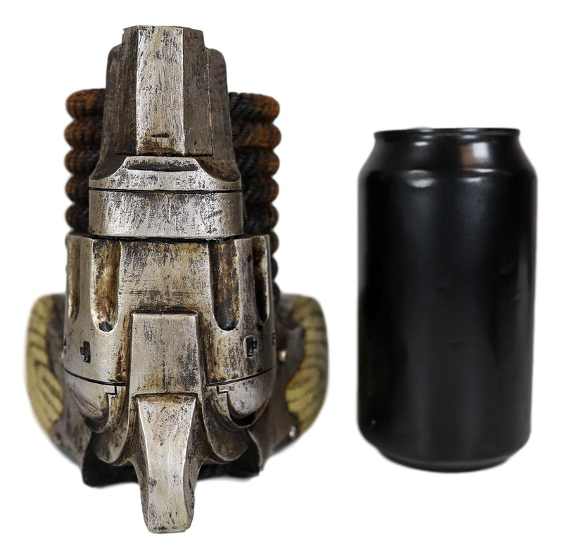 Ebros Western Rustic Revolver Six Shooter And Cowboy Ropes Piggy Coin Bank Figurine