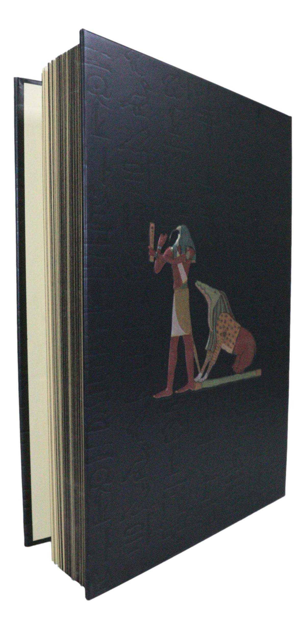 Egyptian Book Of The Dead Anubis With Scales Embossed Blank Page Journal Book