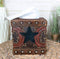 Rustic Western Lone Star Cowboy Country Bootcut Tissue Box Holder Cover Case