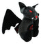 Ebros Fantasy Demonic Vampire Dracula Blood Thirsty Bat Luxe Soft Plush Toy Doll 9"H