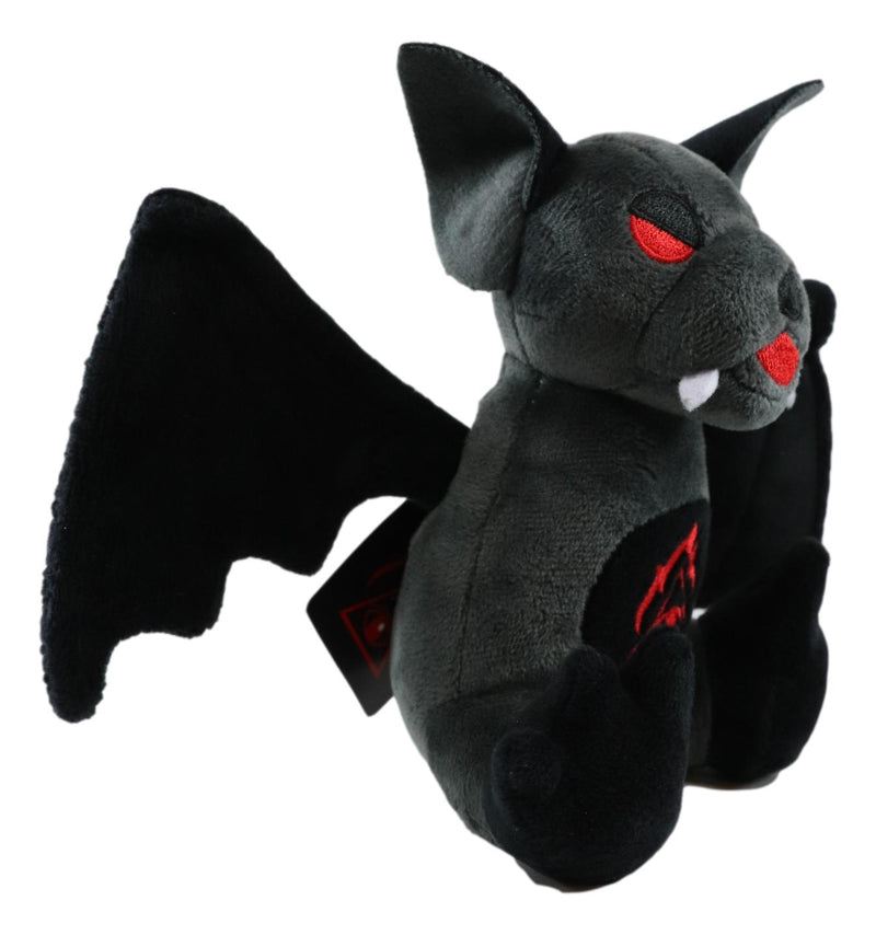 Ebros Fantasy Demonic Vampire Dracula Blood Thirsty Bat Luxe Soft Plush Toy Doll 9"H