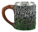 Ebros Surveyor Wildlife Majestic Bald Eagle Coffee Mug W/ Rustic Tree Bark Body