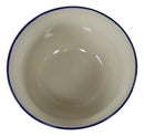Ebros Set of 2 Ceramic Blue Hokusai Great Wave Portion Meal Bowls 3 Cups Airtight Lid