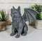 Gothic Guardian Winged Feline Cat Vampire Gargoyle Desktop Paperweight Figurine