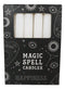 White Happiness Purity Pack of 12 Wicca Occult Witch Ritual Spell Chime Candles