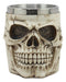 Ebros Mars Roswell Alien Skull Coffee Mug Zorg ET Skeleton Resin Drinking Cup With Stainless Steel Rim Interior