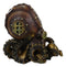 Steampunk Octopus Kraken Fighter With Tentacles Spores Table Clock Figurine