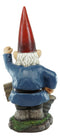 Ebros Grumpy Mr Gnome Dwarf With Feisty Raccoon Raising Fists Not Welcome Statue 17"H
