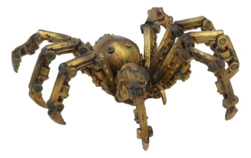 Ebros Steampunk Robotic Spider Statue Cyborg Gargantuan Arachnid Tarantula Figurine - Ebros Gift