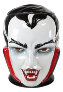 Ebros Ceramic Count Dracula Vampire Cookie Jar Decorative Figurine 7.75" Tall