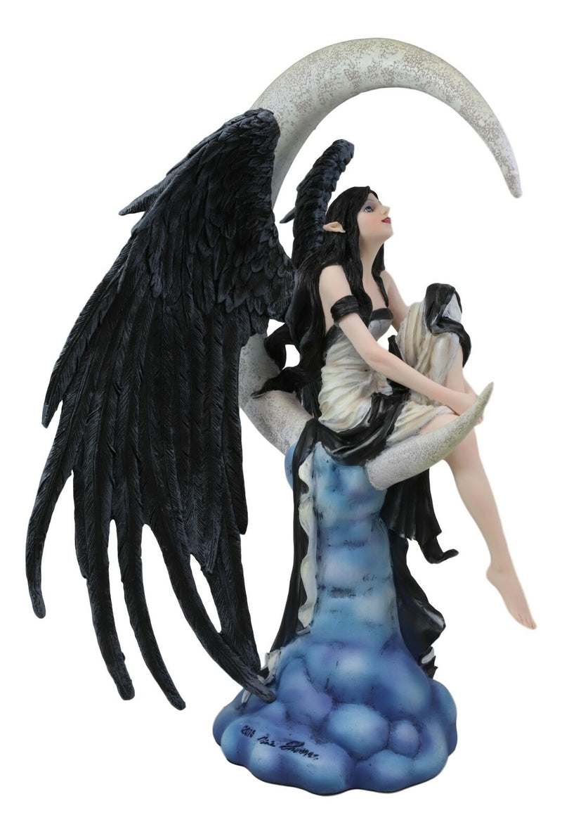 Ebros Nene Thomas Celestial Lunar Moon Dream Weaver Fairy Statue 12" Tall