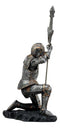 The Accolade Kneeling Medieval Knight Excalibur Sword Letter Opener Figurine