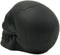 Ebros Pirate's Loot Graveyard Human Skull Statue 3.75"L (Midnight Ghost Black)