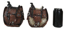 Set Of 2 Rustic Western Cowboy Horse Saddle Money Coin Savings Piggy Banks