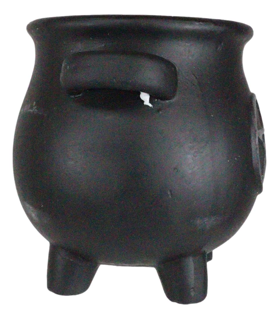 Black Pentagram Cauldron Terracotta Succulent Plant Planter Pot Or Pen Holder