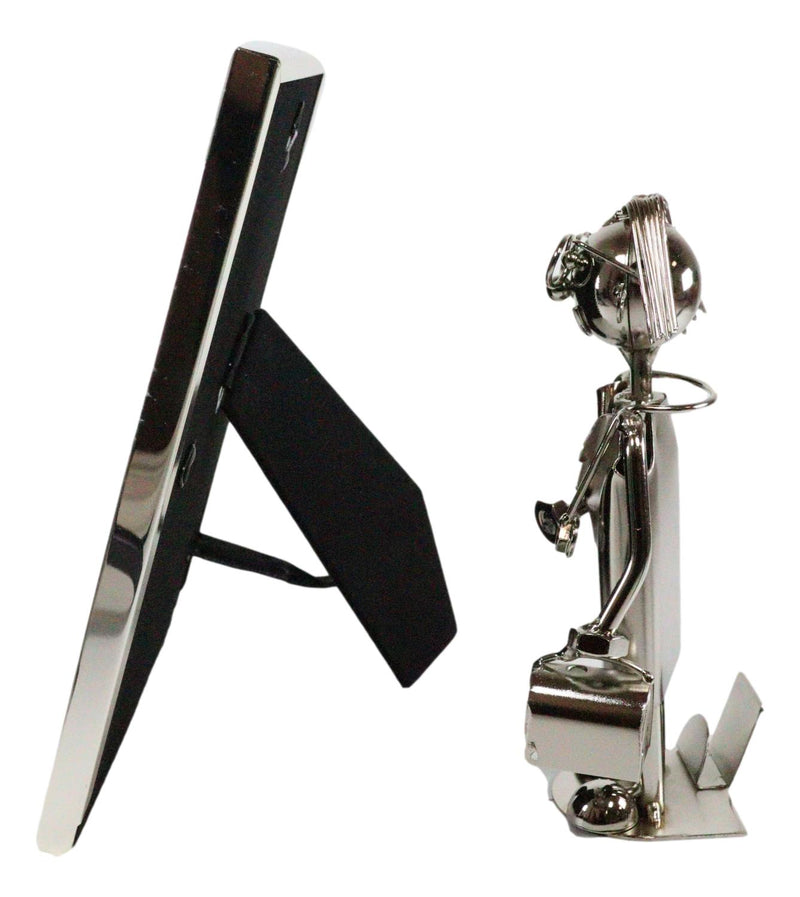 Ebros Physician Doctor Metal Sculpture 5"X7" Picture Frame Vertical Horizontal Display