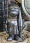 Anime Chibi Medieval Knight Suit Of Armor With Jousting Lance Pike Figurine 4"H
