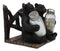 Ebros 6.25" W 2 Black Bear Cubs Sitting Napkin Holder & Salt Pepper Shakers