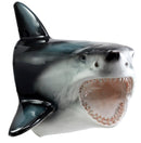 Ebros Great White Shark Trophy Wall Decor Sculptural Hanging Plaque 12"H Decor