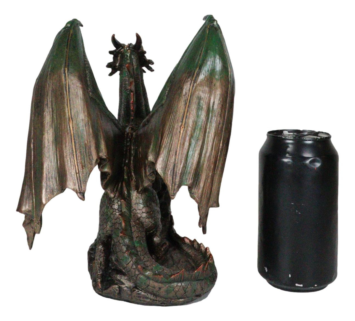 Ebros Lord of The Skies Roaring Rust Fire Dragon Figurine 9" H Mythical Fantasy