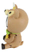 Ebros Furry Bones John The Reindeer Skeleton Figurine 2.75"H Christmas Furrybone