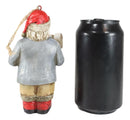 Good Teacher Santa Claus Reading Book Christmas Tree Hanging Ornament Decor